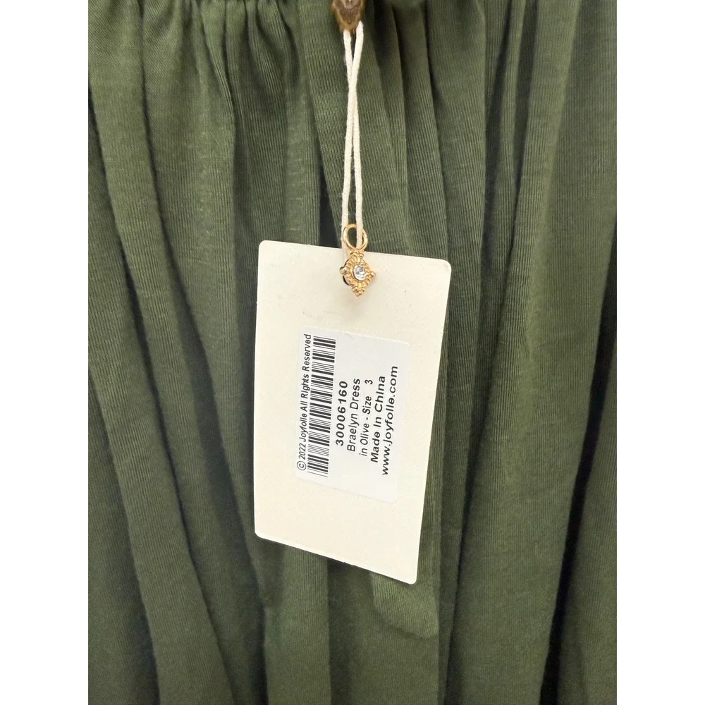 Mia Joy Dress Set Size 3 Bundle Olive Braelyn Gray Nyla High-Low Ruffle